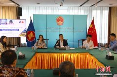 中国驻东盟大使王擎向地区媒体智库宣介全国两会精神